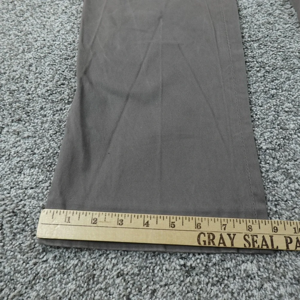Banana Republic Pants Mens 36X34 Gray Chino Trouser Flat Front Stretch Baggy Y2K